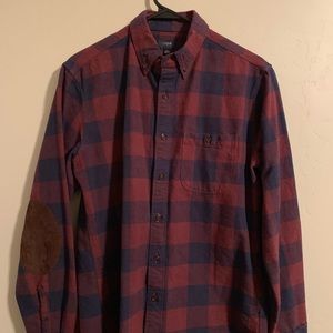 J Crew Men’s Long Sleeve Button Down Flannel